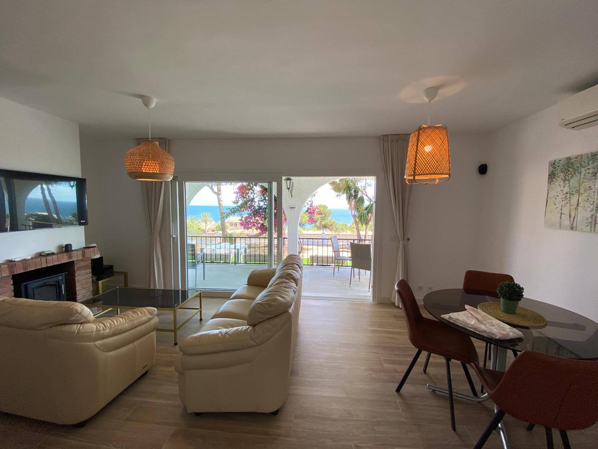 Independent Villa Beach House El Bosque La Cala De Mijas Bagian luar foto