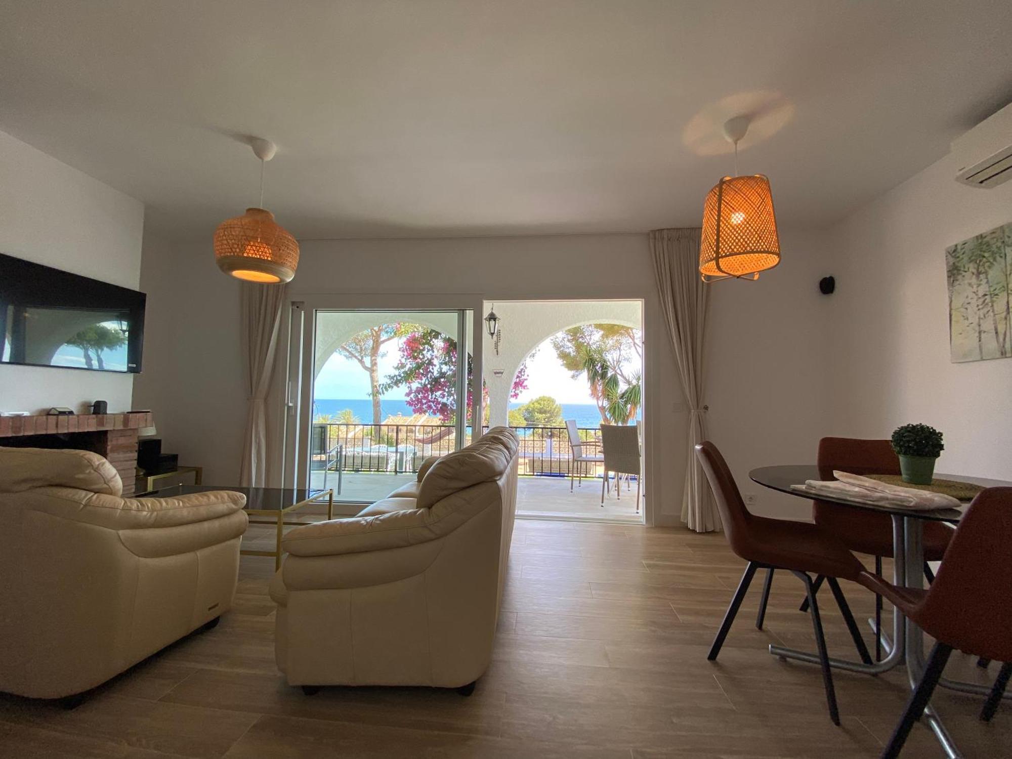 Independent Villa Beach House El Bosque La Cala De Mijas Bagian luar foto