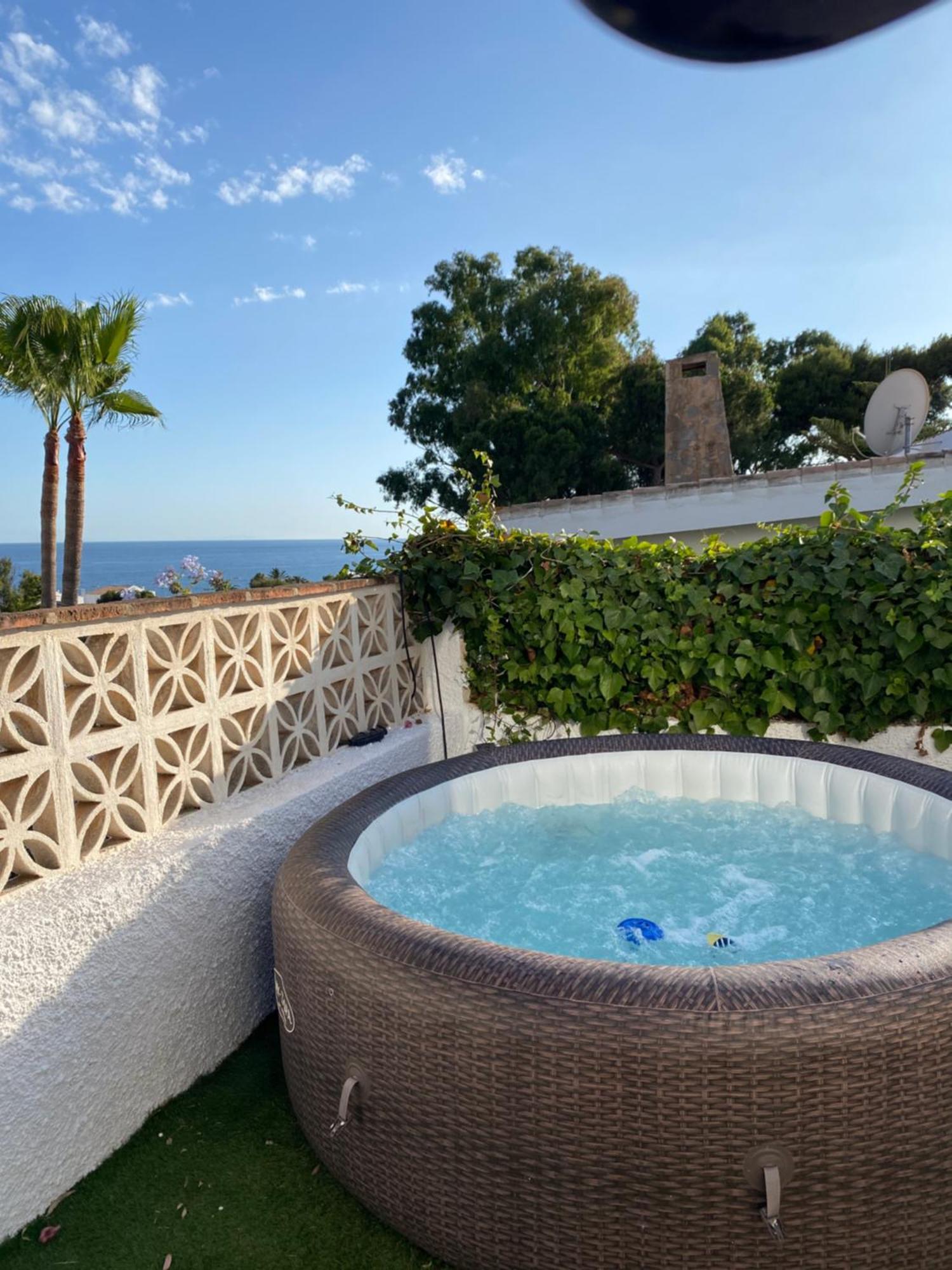 Independent Villa Beach House El Bosque La Cala De Mijas Bagian luar foto