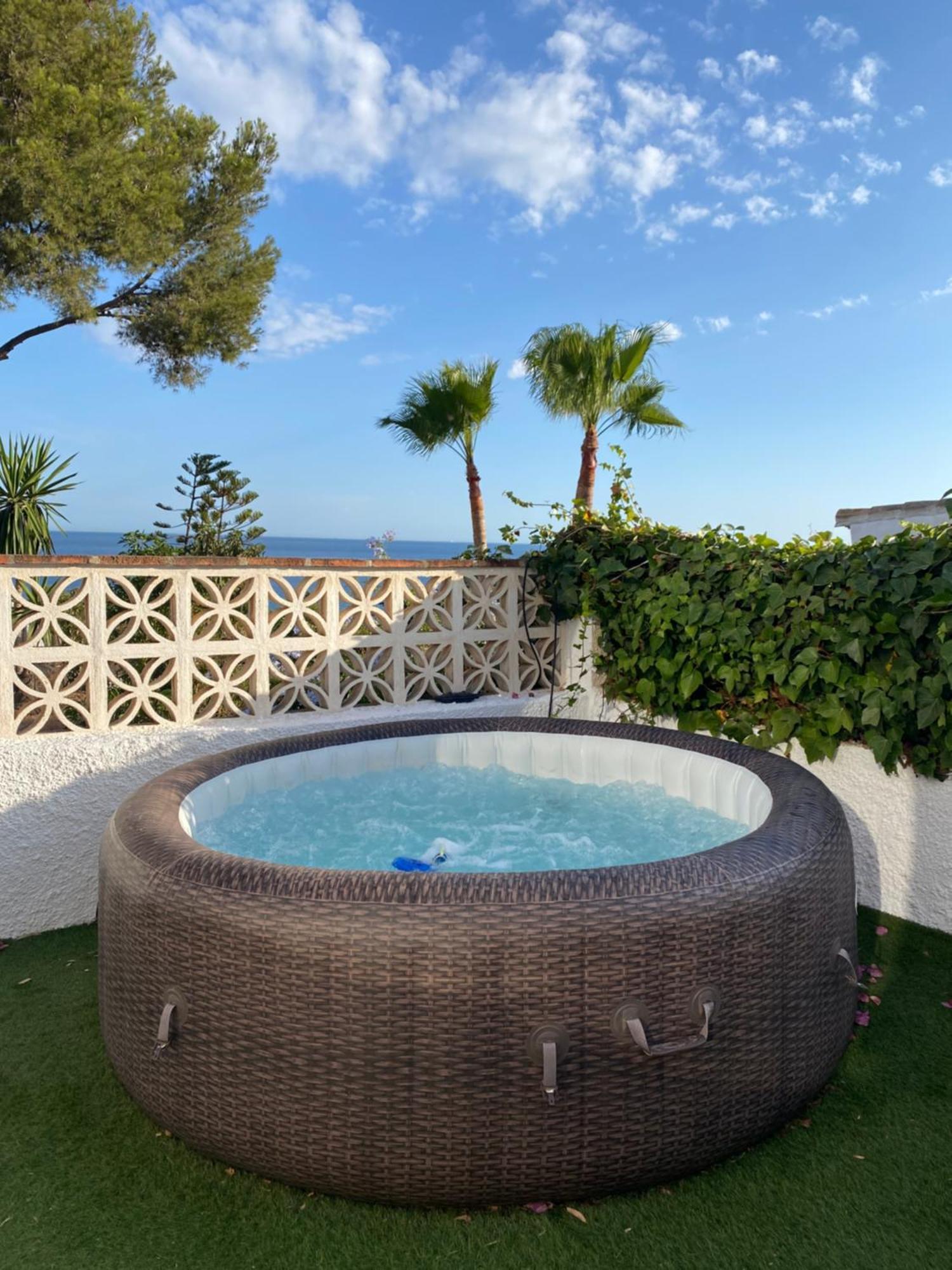 Independent Villa Beach House El Bosque La Cala De Mijas Bagian luar foto